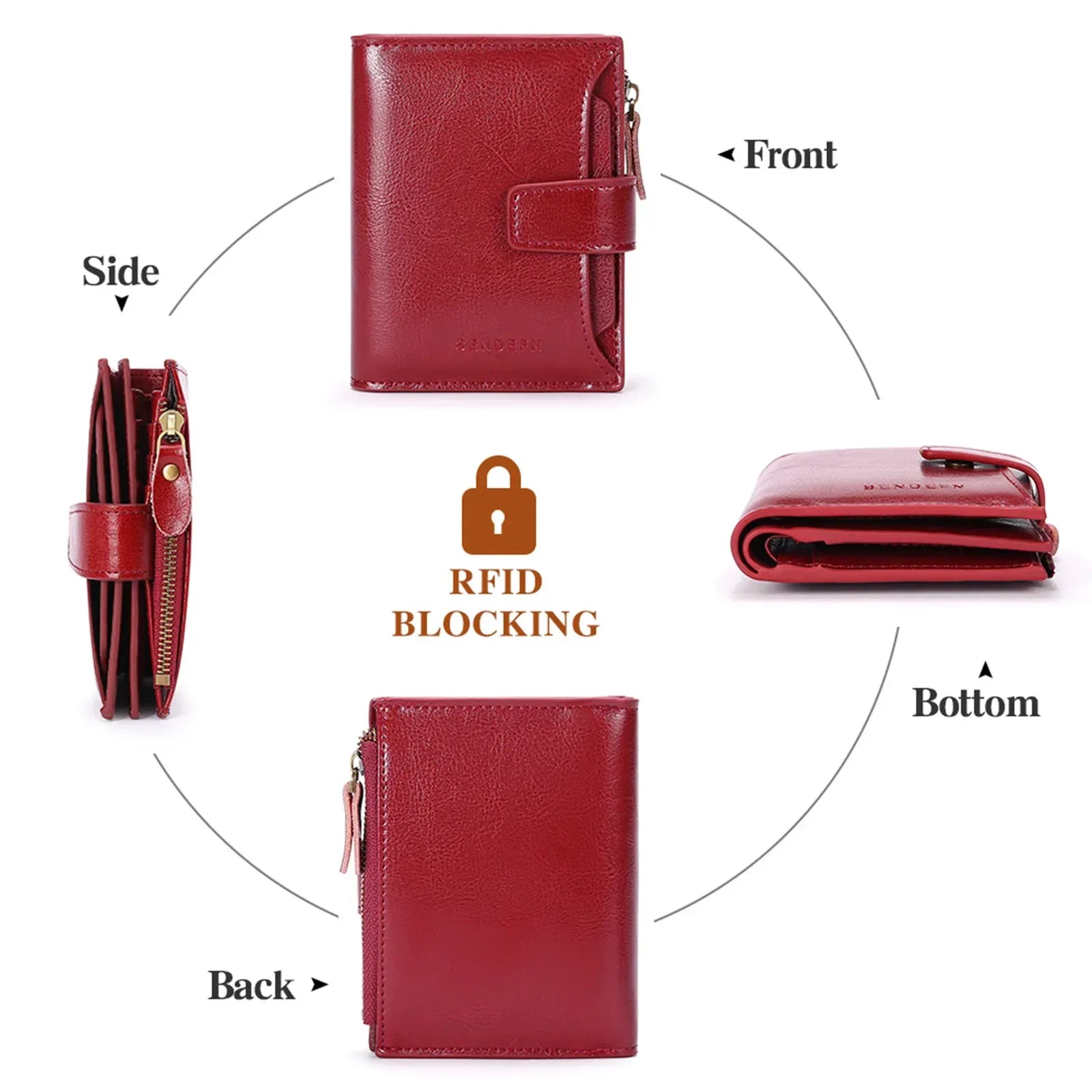 New Casual Soft Leather Ladies Wallet - DanaFashionstore