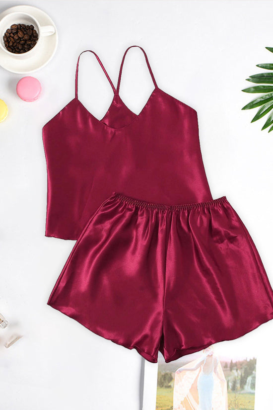 Home Sexy Female Nightgown Two-piece Thin Pajamas Can Be Worn At Home - Dana Fashion