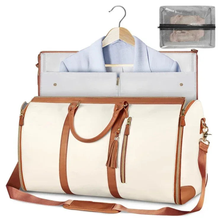 Large Capacity Travel Duffle Bag Women's Handbag Folding Suit Bag Waterproof Clothes Totes - DanaFashionstore