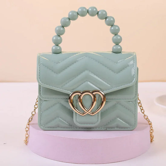 One Shoulder Messenger Mini Chain Key Pearl Jelly Bag - DanaFashionstore