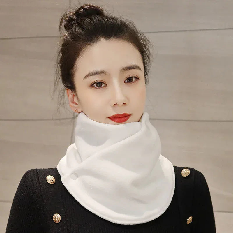 Women's Warm Plush Scarf Ins Cute And Versatile - DanaFashionstore
