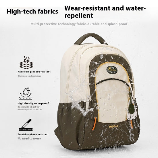Travel Lightweight And Large Capacity Leisure Backpack Burden Reduction Spine Protection - Dana Fashion