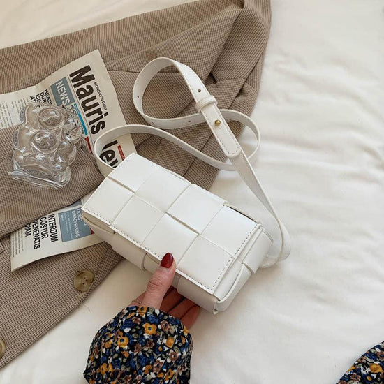 All-match Shoulder Bag Handmade Woven Small Square Bag - DanaFashionstore