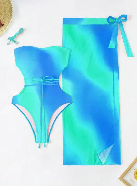 American Beach Seaside Vacation One-piece Swimsuit - DanaFashionstore