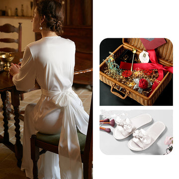 White slipper gift box