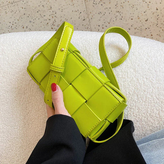 All-match Shoulder Bag Handmade Woven Small Square Bag - DanaFashionstore