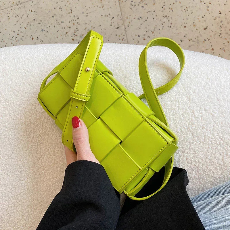 All-match Shoulder Bag Handmade Woven Small Square Bag - DanaFashionstore