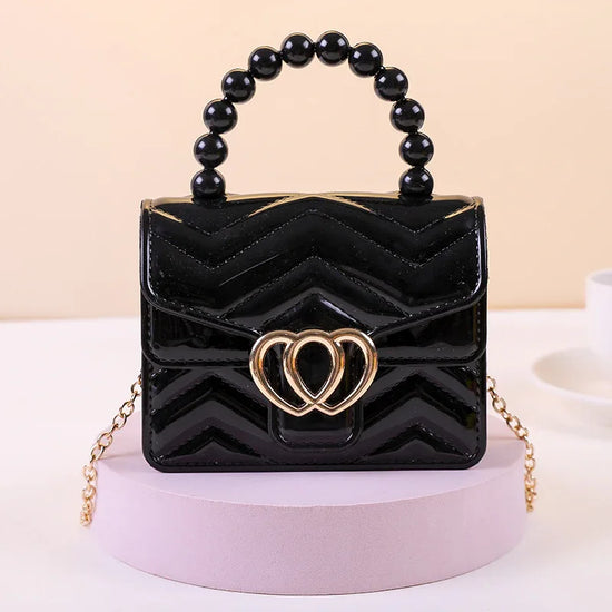 One Shoulder Messenger Mini Chain Key Pearl Jelly Bag - DanaFashionstore