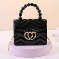 One Shoulder Messenger Mini Chain Key Pearl Jelly Bag - DanaFashionstore