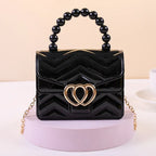 One Shoulder Messenger Mini Chain Key Pearl Jelly Bag - DanaFashionstore