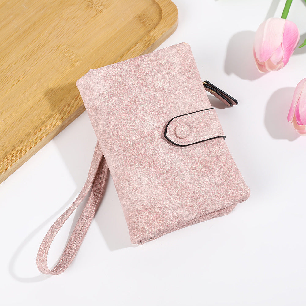 Short Korean Version PU Soft Leather Off Multi-slot Wallet And Coin Purse - Dana Fashion