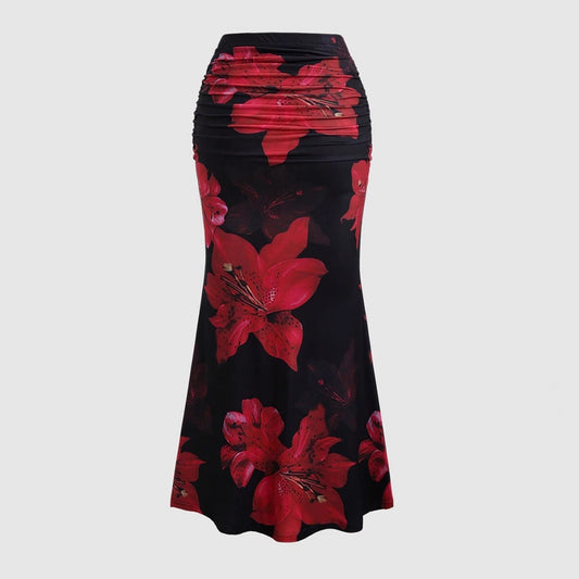 A- Line Skirt Leisure Vacation Long Women's Clothing - Dana Fashion