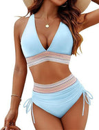 Fashion Women's High Waist Bikini Split Suit - DanaFashionstore