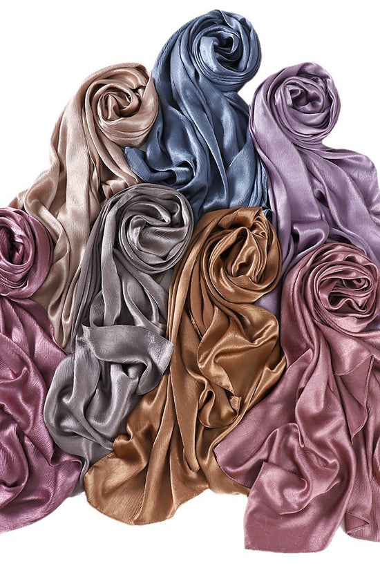 New Silk-like Silky Satin Scarf