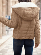 Black Casual Street Style Padded Coat 2026 - Lightweight Warm Short Jacket - DanaFashionstore