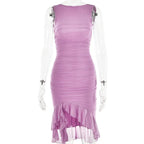 Summer Slim Skinny Sleeveless Dress For Women Fashion Party Club Dresses - DanaFashionstore