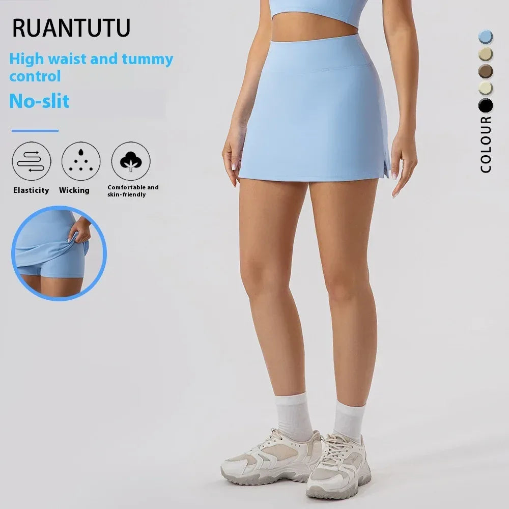 Slim Fit Yoga Skirts Breathable Mini Skirt Fitness Tennis Exercise Skirt - DanaFashionstore