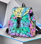 New Colorful Ladies Geometric Diamond Backpack - DanaFashionstore