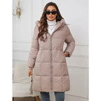 Women's Design Hooded Mid-Length Thickened Coat 2026 - Winter Jacket - DanaFashionstore
