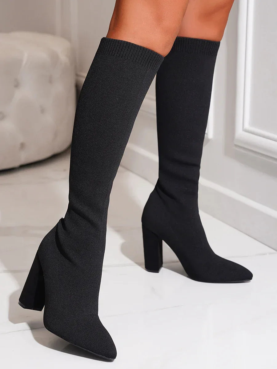 Women's Fashion Personalized Solid Color Boots - DanaFashionstore