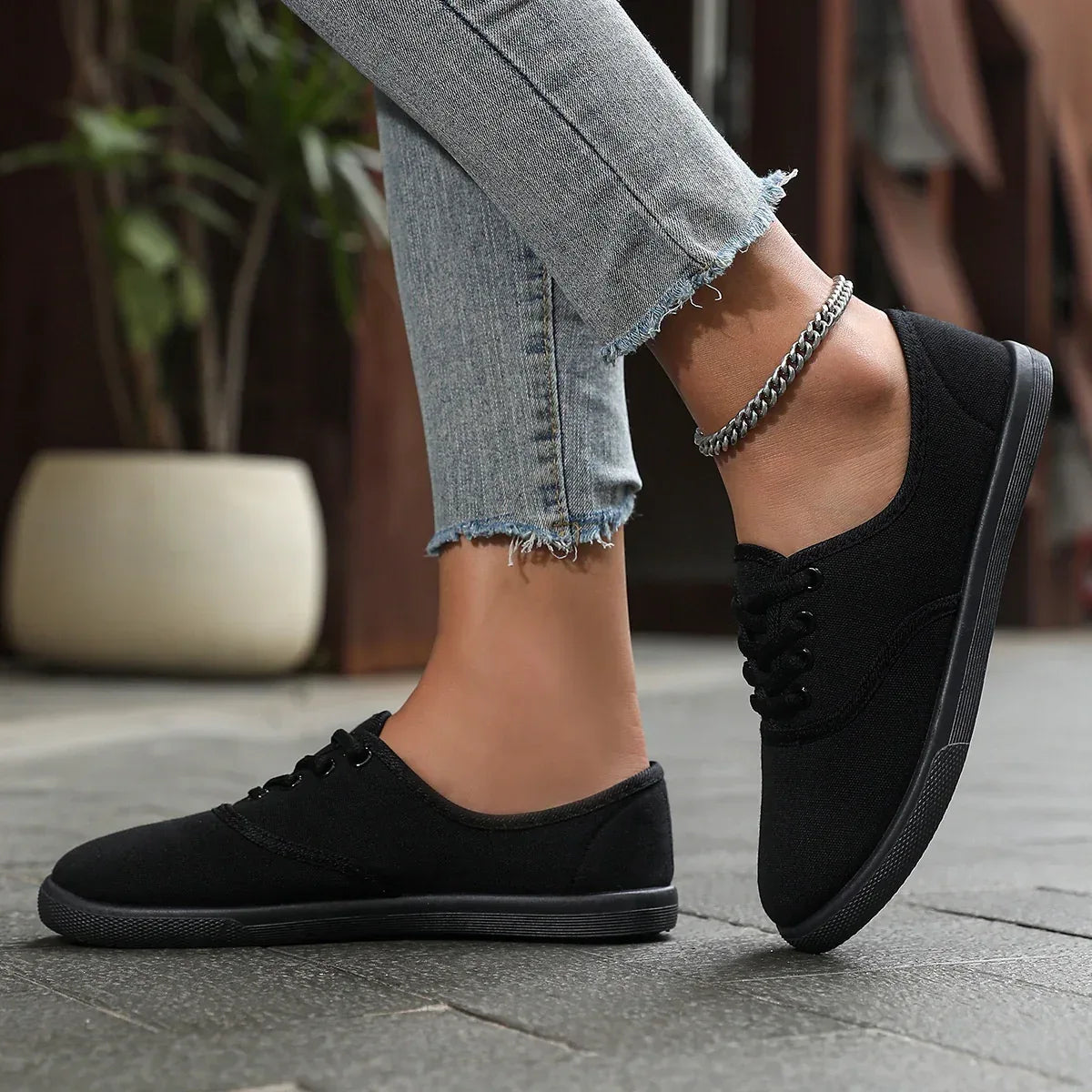 Women's Running Training Solid White Shoes - DanaFashionstore