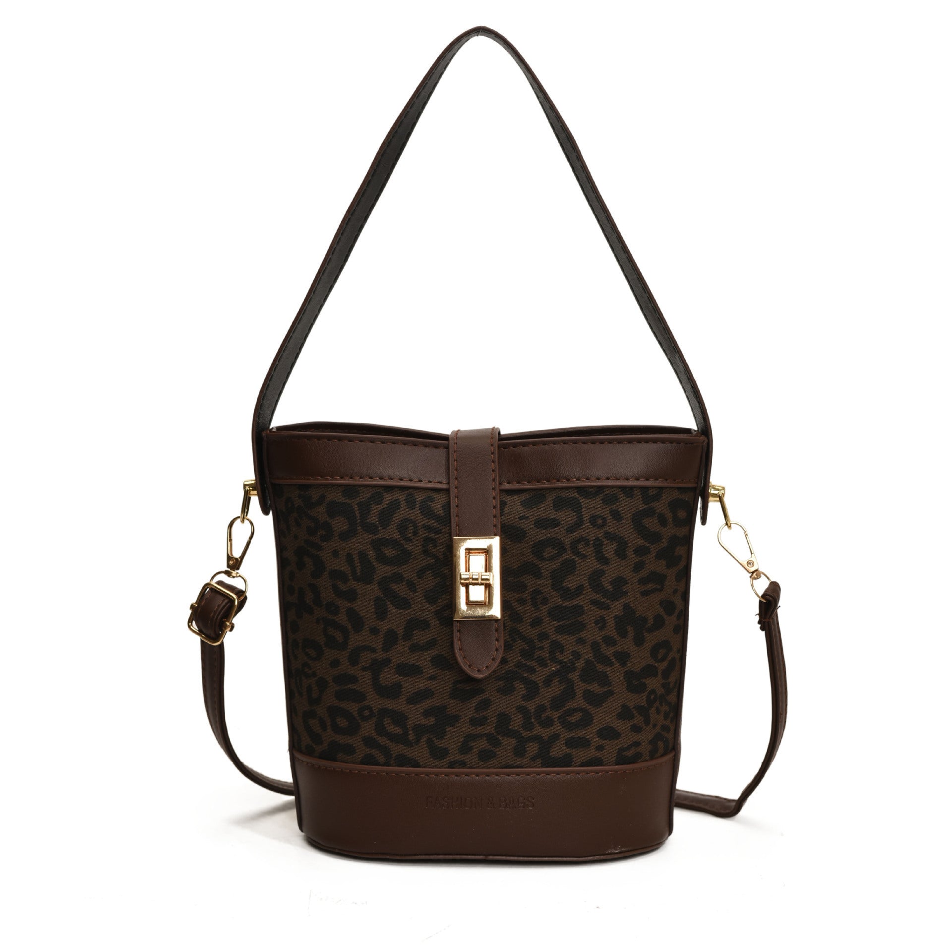 Suede Portable Bucket Bag Retro Crossbody - Dana Fashion