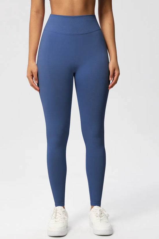 Sexy High Elastic Women's Solid Tights High Waist Workout Yoga Leggings, Scrunch Butt Lifting Elastic Pants, Tummy Control Butt Lifting Workout Yoga Athletic Pants - Dana Fashion