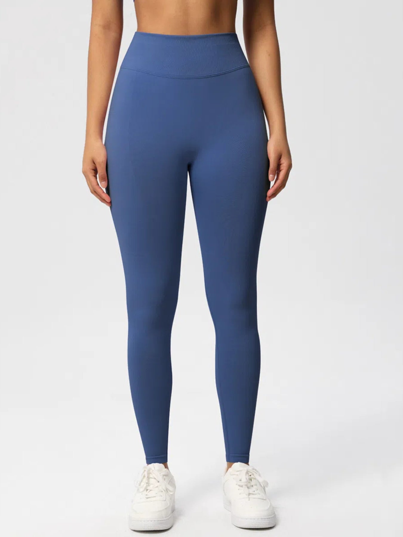 Sexy High Elastic Women's Solid Tights High Waist Workout Yoga Leggings, Scrunch Butt Lifting Elastic Pants, Tummy Control Butt Lifting Workout Yoga Athletic Pants - Dana Fashion