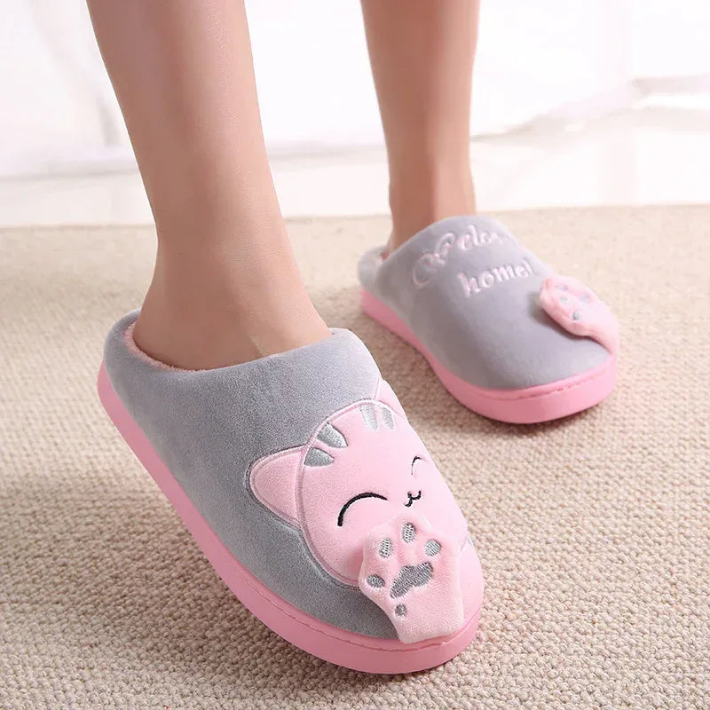 Cotton Slippers Women Platform Bag With Home - DanaFashionstore