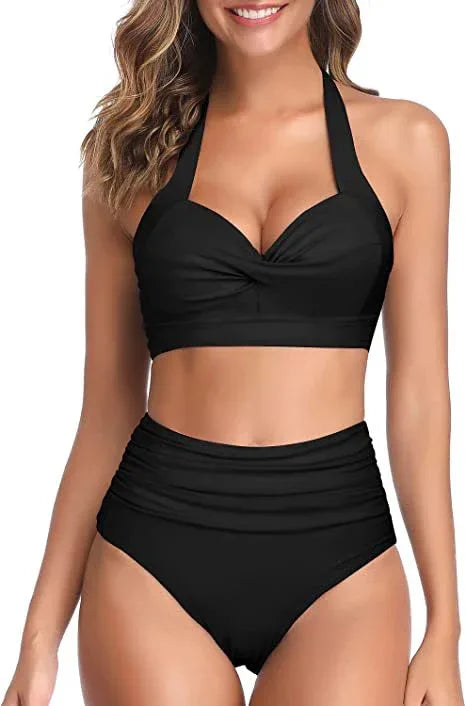Split Bow Bikini Seaside Vacation Swimwear - DanaFashionstore