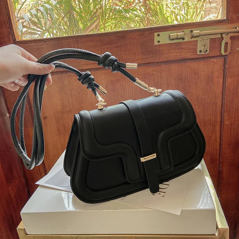 New Fashion One-shoulder Drawstring Casual Simple Messenger Underarm Bag - DanaFashionstore