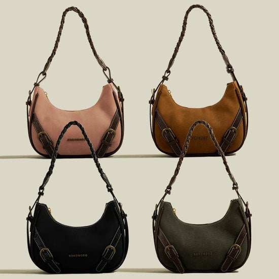 Retro Underarm Baguette Shoulder Selenodont Bag - Dana Fashion