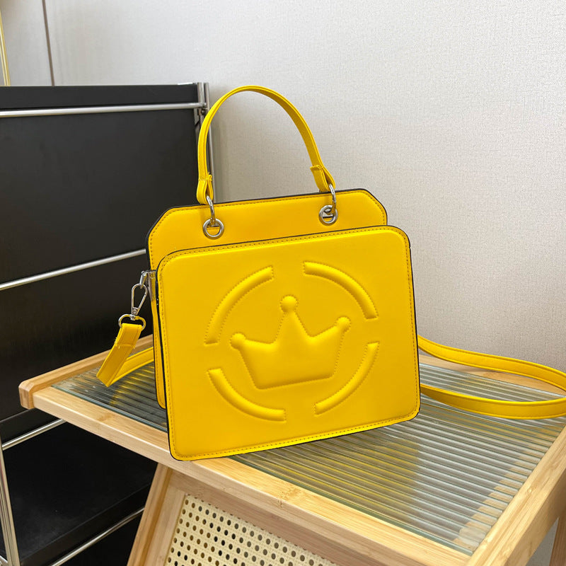 Women's Shoulder Bag Embossed Simple Cross-border PU Soft Leather Textured - Dana Fashion