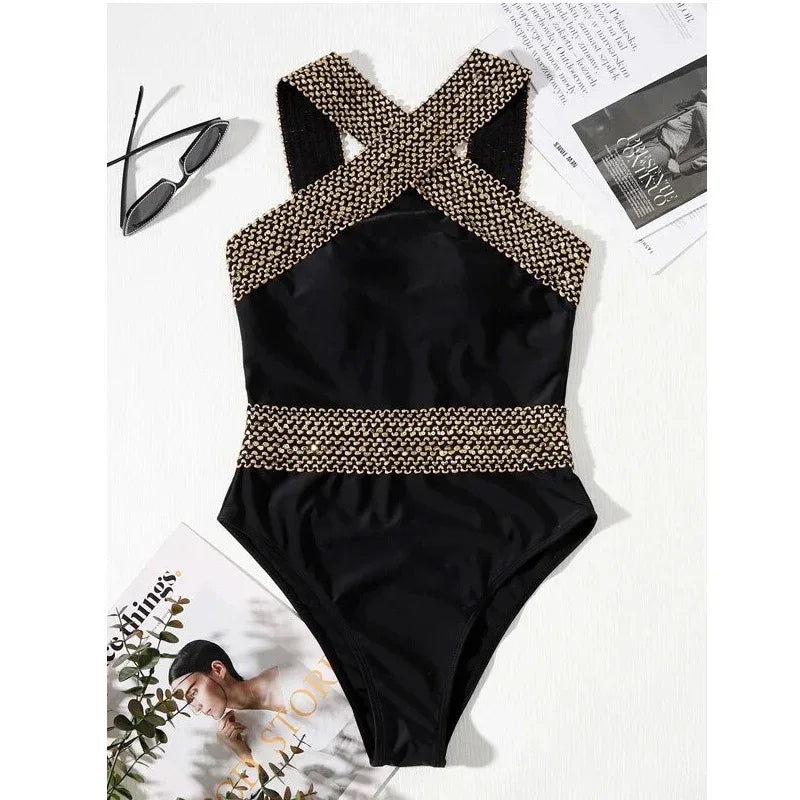 One Piece Swimsuit Solid Color Swimsuit Bikini - DanaFashionstore