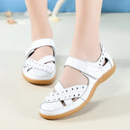 Women's Hollow Hole Leather Casual Sandals - DanaFashionstore