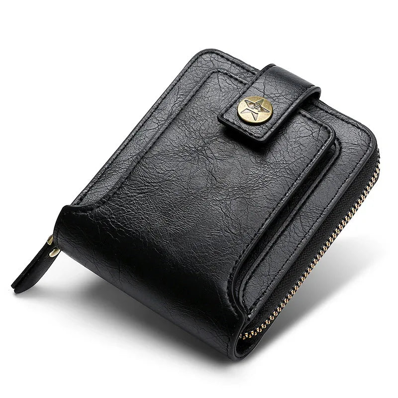 Men's Wallet Retro Horizontal Zipper Change - DanaFashionstore