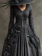 Witch Witch Dress Digital Printing American Style