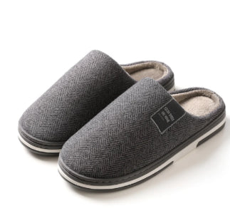 Low-heeled Warm Confinement Suede Slippers