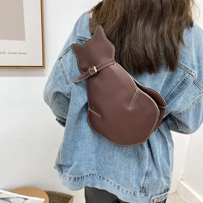 Women's New Messenger Cute Cat Shoulder Bag - DanaFashionstore