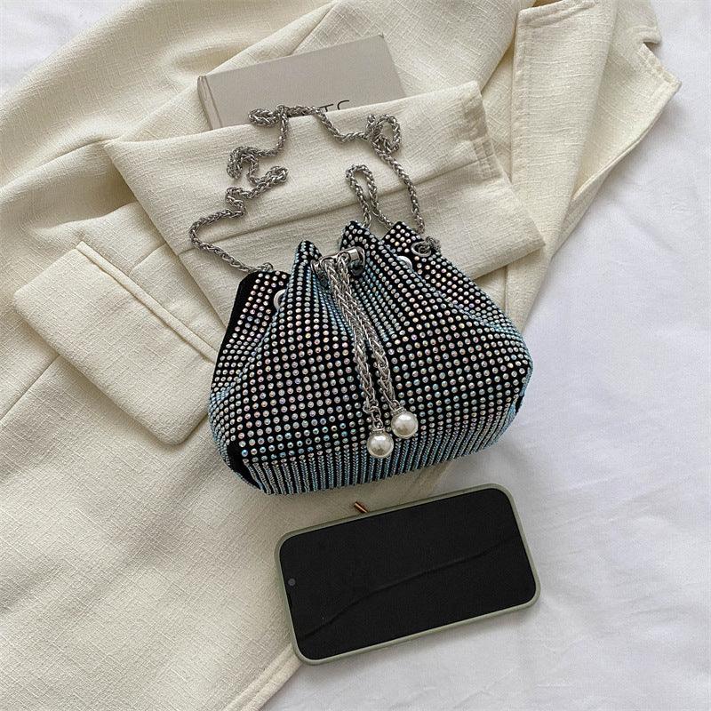 Diamond Drawstring High-grade Chain Crossbody Bag - DanaFashionstore