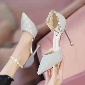 French High Heels Wedding Shoes Design Sense Dignified Goddess - DanaFashionstore