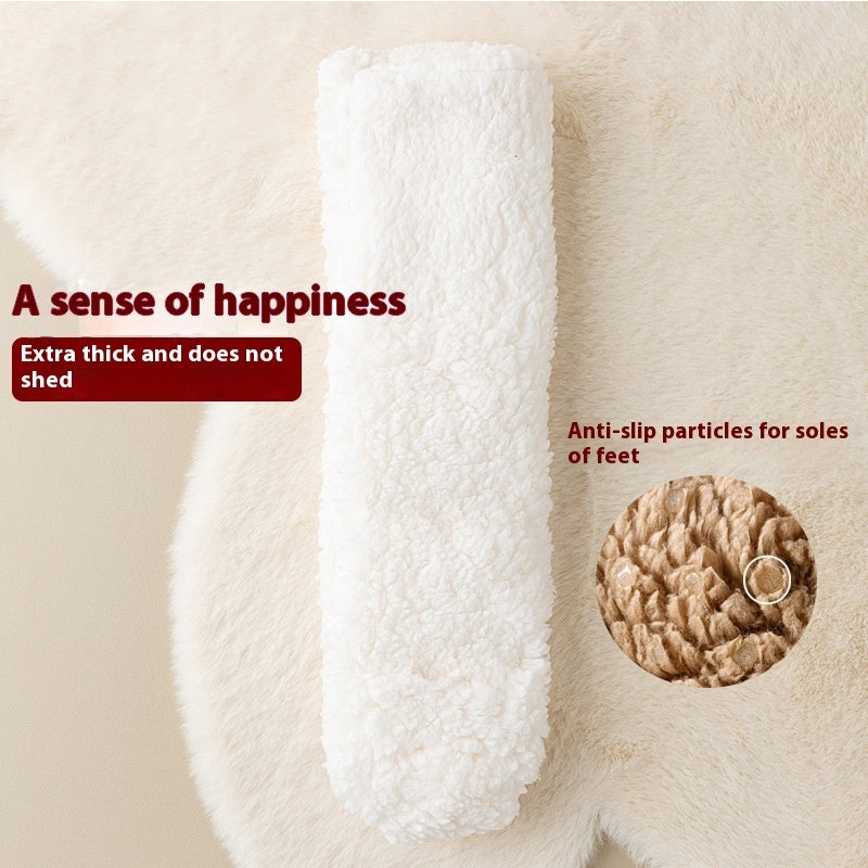 Winter Floor Socks Velvet Thicken Warm Coral Velvet Cute Socks Japanese-style Home Footwear Non-slip Socks New Year Gifts Winter Gadgets Dana Fashion