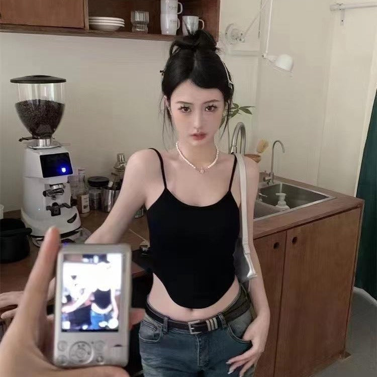 Summer New Padded Strap Vest Women's Inner Wear