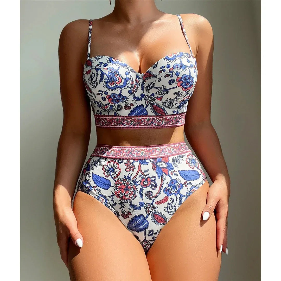 Women's Swimsuit High Waist Push-up Bikini - DanaFashionstore