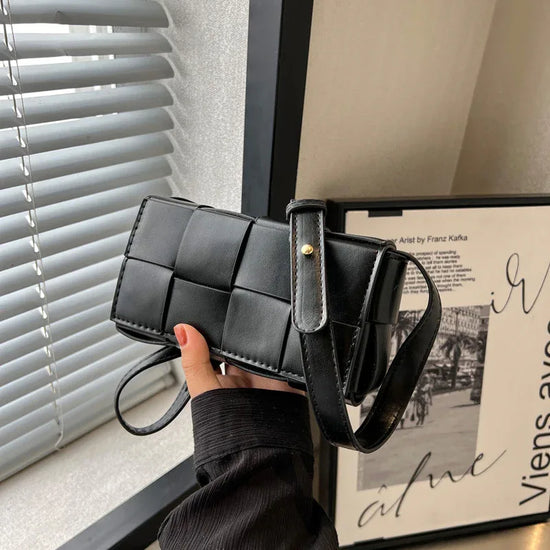 All-match Shoulder Bag Handmade Woven Small Square Bag - DanaFashionstore