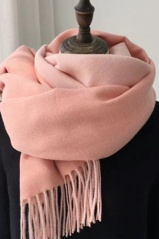 Double-sided Artificial Australian Wool Scarf Shawl