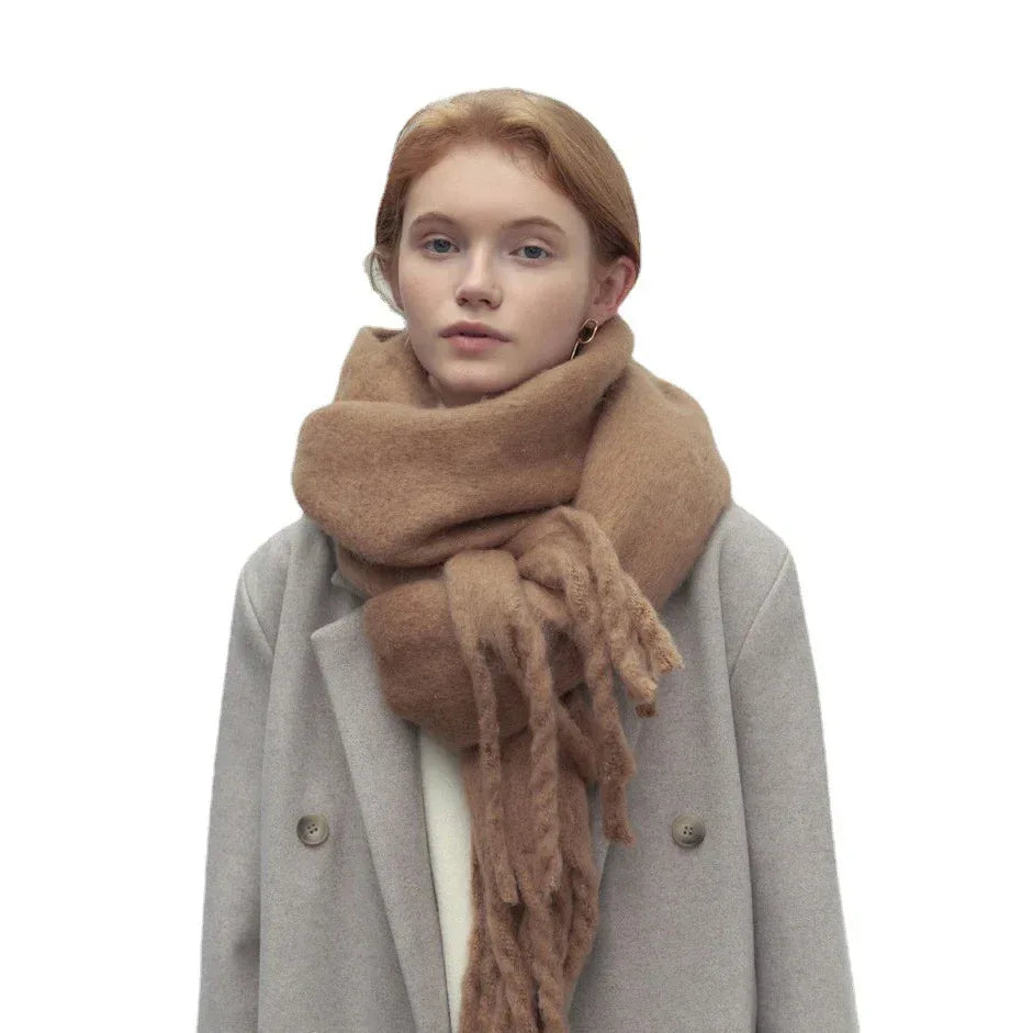 All-match Soft Glutinous Idle Style Thermal Long Scarf - DanaFashionstore