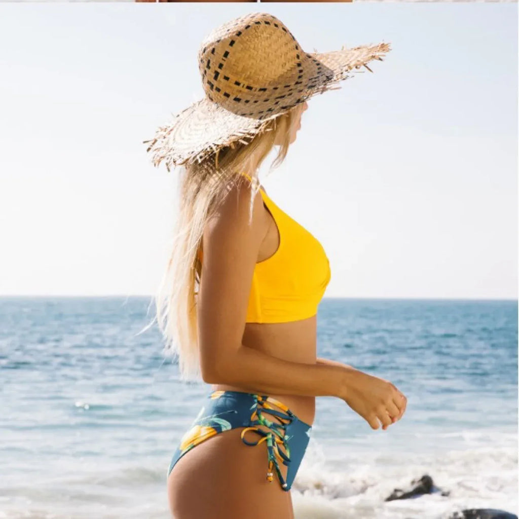 Yellow Bikini Swimsuit For Women - DanaFashionstore