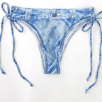 Women's Denim Two-piece Suit Bikini Swimsuit - DanaFashionstore