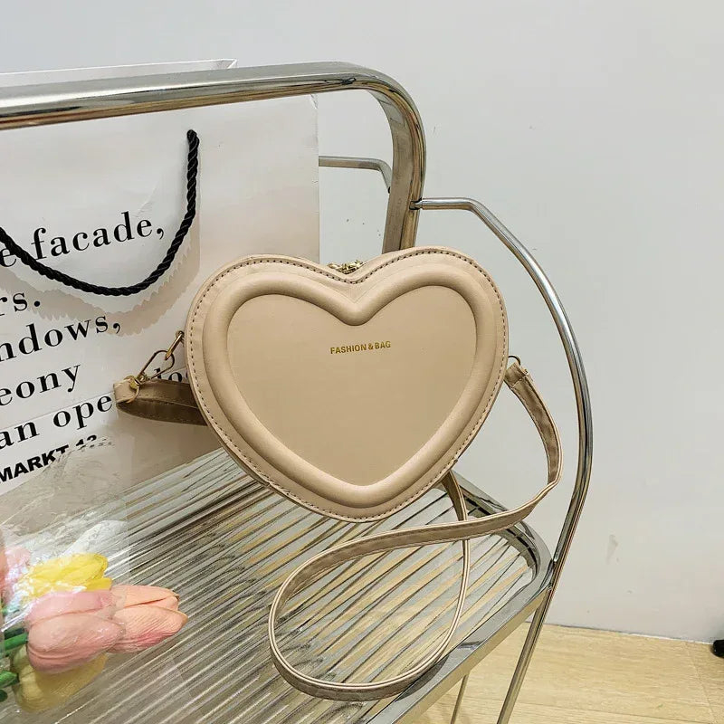 Fashion Heart Shaped Shoulder Messenger Bag - DanaFashionstore